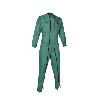 Combinaison de travail Austin avec fermeture double glissières contrastées  VERT US Taille 3XL-Lire la description