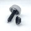 Vérin à soufflet gris pour commande à air 4mm