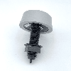 Vérin à soufflet gris pour commande à air 4mm