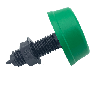 Bouton interrupteur à air vert 4mm à vis 6433-ZF00-Lire la description