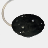 Soufflet gris sur support, commande à air sortie latérale 6431-BBBF-0000