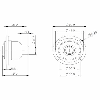6438-0008 Mini bouton poussoir à air < 50mm de diamètre