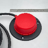 6431-DABF-0000 bouton poussoir rouge avec tube latéral 6mm