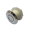 6438-ACAC-AB00 Commande pneumatique bouton affleurant chromé