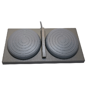 Commande à air grise double pour table médicale 6447-ABBB-BAAA-Lire la description