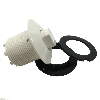 6442-BAAA-A000 Bouton poussoir blanc en saillie à visser