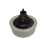 6433-0012 Bouton poussoir gris à air, pour panneau fin