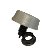 6433-0012 Bouton poussoir gris à air, pour panneau fin