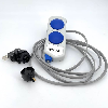 Commande manuelle 2 soufflets bleus 6450-ABZB-AAAZ