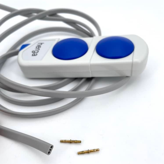 Commande manuelle 2 soufflets bleus 6450-ABZB-AAAZ-Lire la description