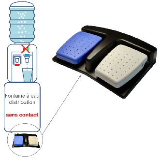 Pédale adaptable pour fontaine à eau 💦-Lire la description