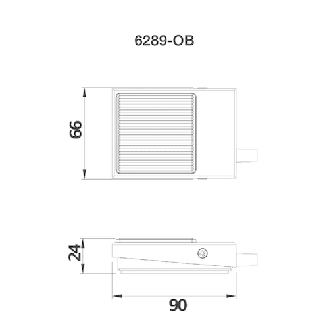 6289-OB Pédale soufflet en métal pour utilisation industrielle-Lire la description