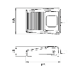 6210-CC Pédale multi-usage 3A 250V SPCO en plastique noir