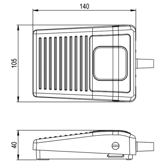 Pédale USB programmable par dip-switch 6210-0084-Lire la description