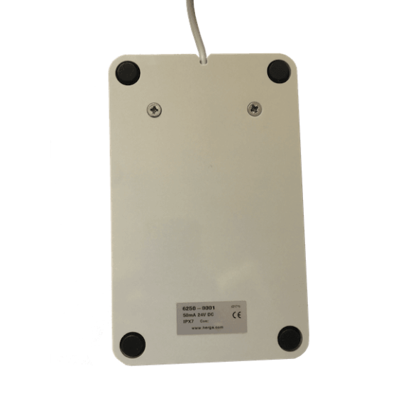 Pédale plate bleue IPX7 50mA 24V DC N/O Pédale plate bleue IPX7 50mA 24V DC N/O-Lire la description