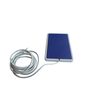 Pédale plate bleue IPX7 50mA 24V DC N/O-Lire la description
