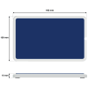 Pédale plate bleue IPX7 50mA 24V DC N/O 6250-0001
