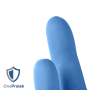 Gants nitrile jetables Bleu - Boîte de 100 gants - Sans latex - Non poudrés - Résistants et Multi-usages