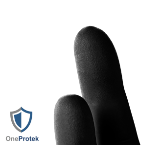 Gants nitrile jetables Noir- Boîte de 100 gants - Sans latex - Non poudrés - Résistants et Multi-usages-Lire la description