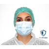Charlottes jetables pour cheveux - Sachet de 100 Pièces (Vert) - Double élastique - Bouffants respirants et résistants