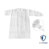 Blouses visiteurs jetables - Sachet de 10 pièces - Zipper - Taille XL