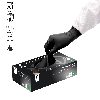 Gants nitrile jetables Noir- Boîte de 100 gants - Sans latex - Non poudrés - Résistants et Multi-usages