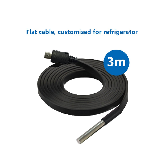 Capteur de température câble plat avec port USB-Lire la description