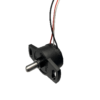 Capteur rotatif étanche axe 6mm avec méplat 100° SP2836-100-002-101-Lire la description