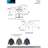 Blouson de travail SNV Workwear 300 grs, passepoil rétro Bleu Marine 3XL