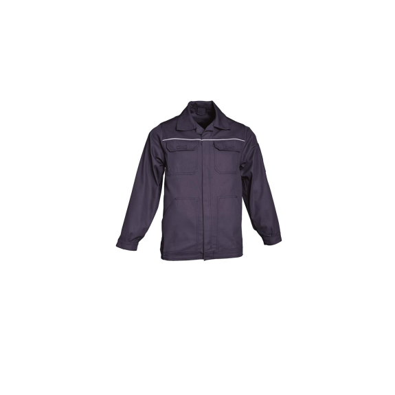 Blouson de travail SNV Workwear 300 grs, passepoil rétro Bleu Marine 3XL-Lire la description