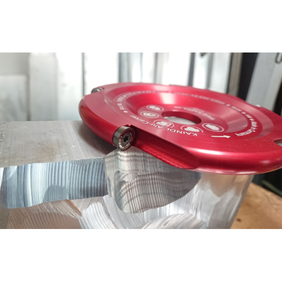 Disque pour le fraisage de l’aluminium « Alu-Carver », avec plaquettes en carbure, adaptable sur meuleuse d’angle-Lire la description