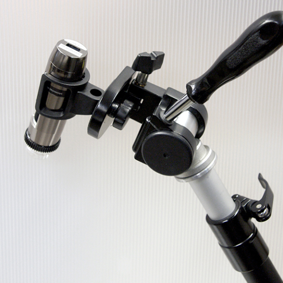 Base de support pour microscope avec bras articulé-Lire la description