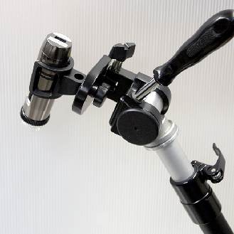 Base de support pour microscope avec bras articulé-Lire la description