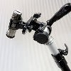 Base de support pour microscope avec bras articulé