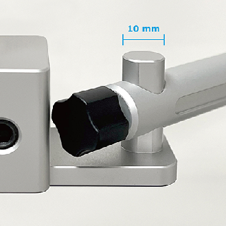 Bras de positionnement XY pour dispositifs à tige de 10 mm-Lire la description