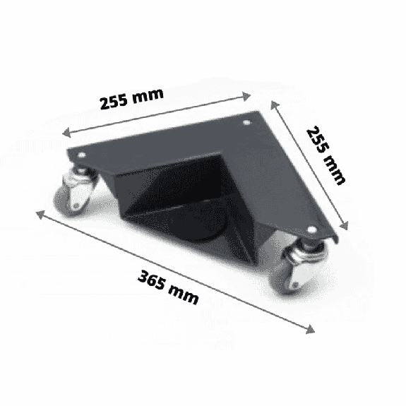 Coins roulants 600 kg avec roues pivotantes Coins roulants 600 kg avec roues pivotantes-Lire la description