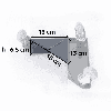 Coins roulants 600 kg avec roues pivotantes Coins roulants 600 kg avec roues pivotantes