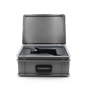 Coins roulants robuste en gris 600 kg avec mallette de transport-Lire la description
