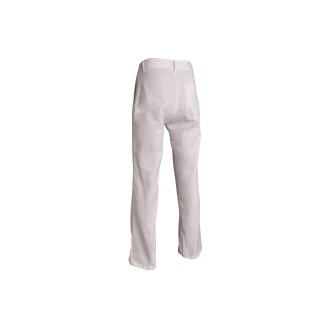 Pantalon workwear 100 % coton 330 grs Adrien Blanc T 58-Lire la description