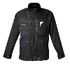 Veste de travail WORKWEAR Zip BEN, blouson de sécurité CANVAS manche longue NOIR taille M