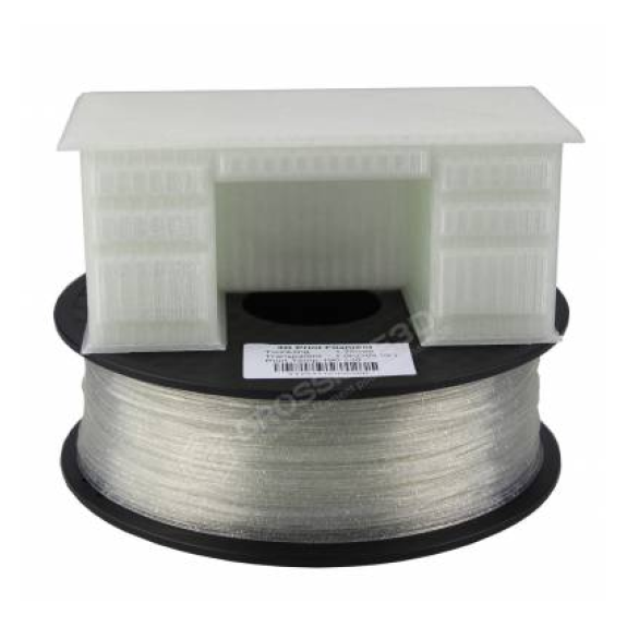 Filament 3D paillette 500g Transparent PLA 1.75 mm-Lire la description