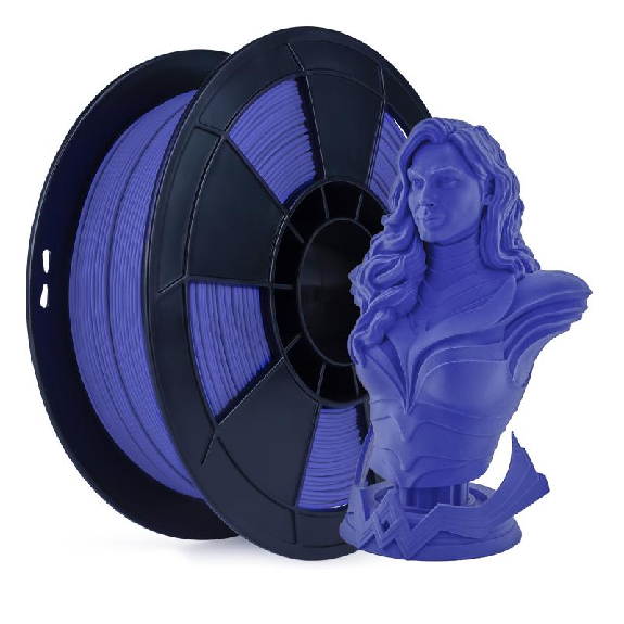 Fil 3D PLA MAT 500g 1.75 mm Bleu-Lire la description