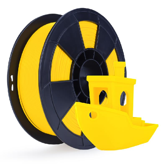 Fil 3D PLA 500g 1.75 mm Jaune-Lire la description