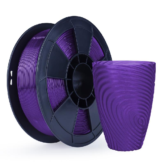 Filament 3D PLA Translucide 1 Kg Violet 1.75mm-Lire la description
