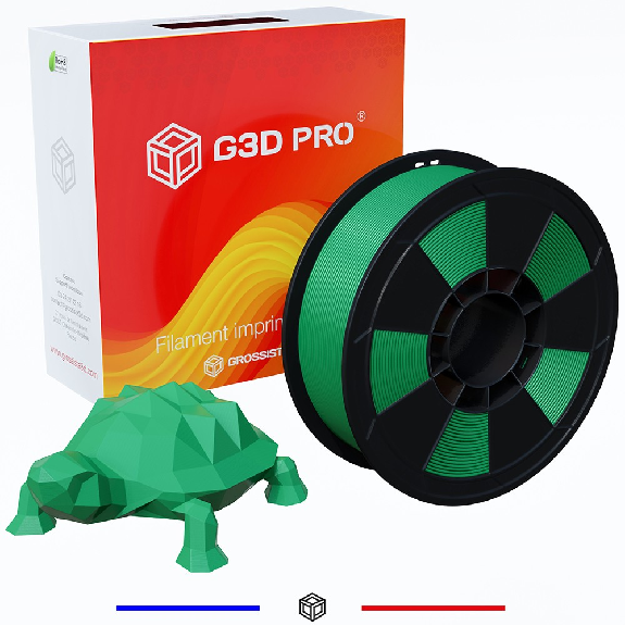 Fil 3D PLA 1 Kg 1.75 mm Vert-Lire la description
