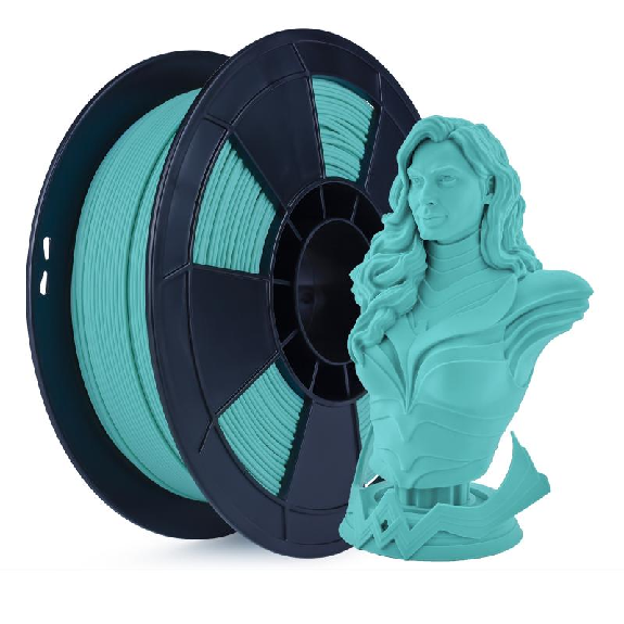 Fil 3D PLA MAT 500g 1.75 mm Cyan-Lire la description