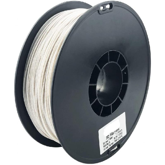 Filament 3D Stone PLA 1.75mm Blanc Straw-Lire la description