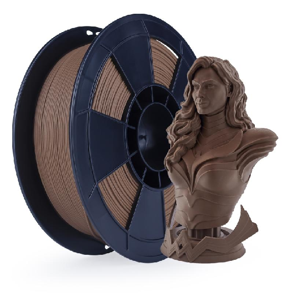 Fil 3D PLA MAT 500g 1.75 mm Chocolat-Lire la description