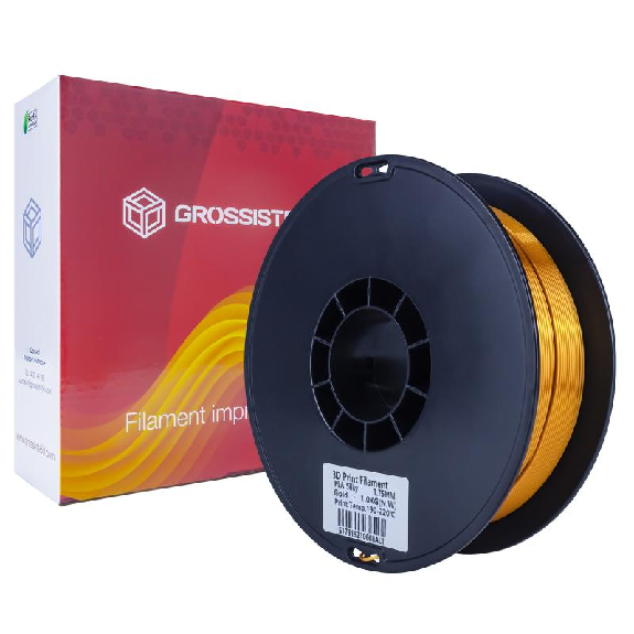 Filament 3D Silk Glossy 1 Kg Cuivre Rouge 1.75 mm-Lire la description