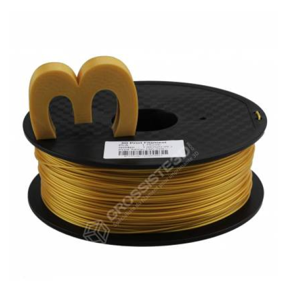 Fil 3D PLA 3 Kg 1.75 mm Or-Lire la description